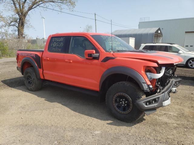 1FTFW1RG2MFD13293 - 2021 FORD F150 RAPTOR ORANGE photo 4