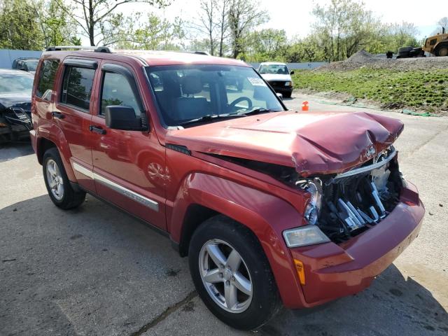 1J4PN5GK8AW133571 - 2010 JEEP LIBERTY LIMITED RED photo 4