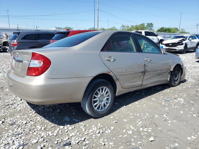 4T1BE30K93U255302 - 2003 TOYOTA CAMRY LE GOLD photo 3