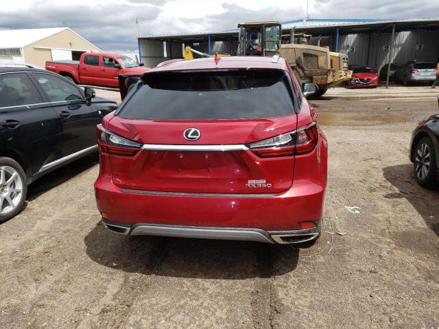 2T2HZMDA3MC263061 - 2021 LEXUS RX 350 RED photo 6