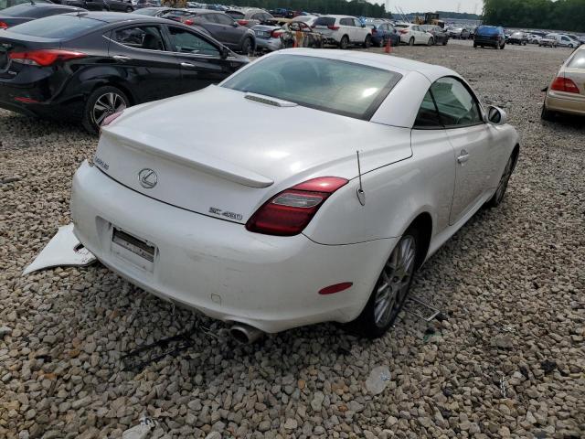 JTHFN45Y289016434 - 2008 LEXUS SC 430 WHITE photo 3