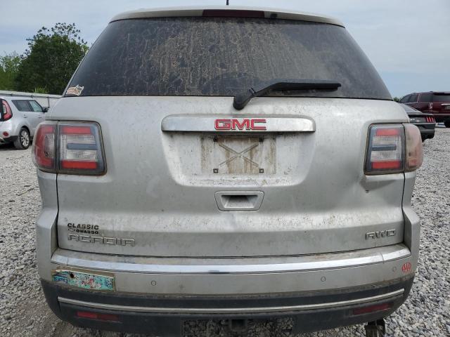 1GKKVSKD2EJ373925 - 2014 GMC ACADIA SLT-2 SILVER photo 6