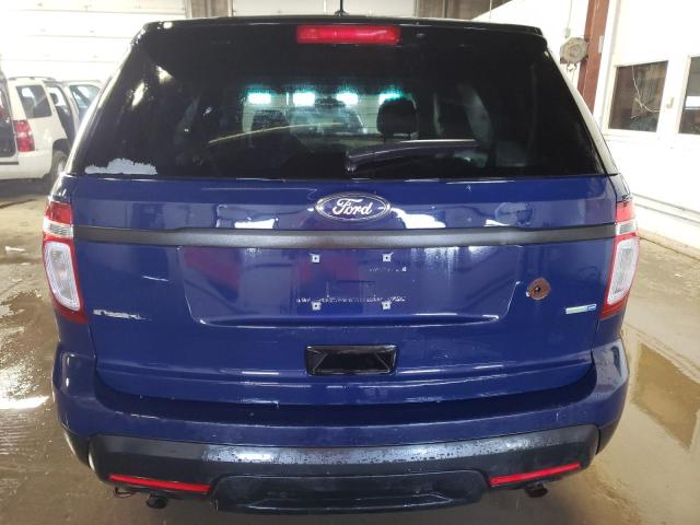 1FM5K8AR7EGA65417 - 2014 FORD EXPLORER POLICE INTERCEPTOR BLUE photo 6