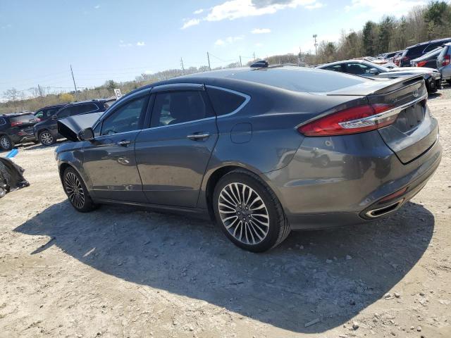 3FA6P0D91JR155131 - 2018 FORD FUSION TITANIUM/PLATINUM GRAY photo 2