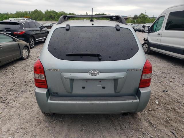 KM8JM12B39U041124 - 2009 HYUNDAI TUCSON GLS BLUE photo 6