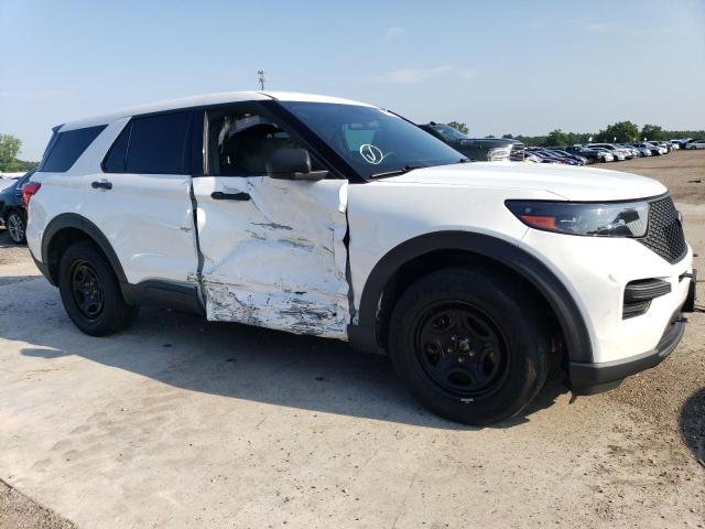 1FM5K8AB8LGC63262 - 2020 FORD EXPLORER POLICE INTERCEPTOR WHITE photo 4