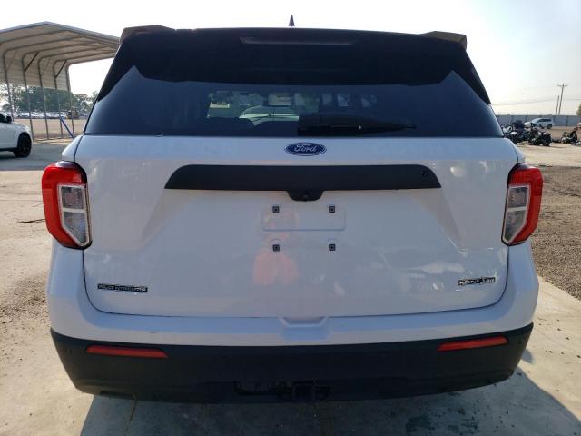1FM5K8AB8LGC63262 - 2020 FORD EXPLORER POLICE INTERCEPTOR WHITE photo 6