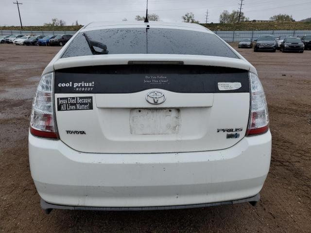 JTDKB20U893487249 - 2009 TOYOTA PRIUS WHITE photo 6