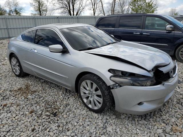 1HGCS22819A009241 - 2009 HONDA ACCORD EXL SILVER photo 4