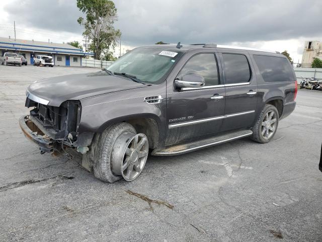 1GYS4HEF9BR153848 - 2011 CADILLAC ESCALADE ESV LUXURY GRAY photo 1