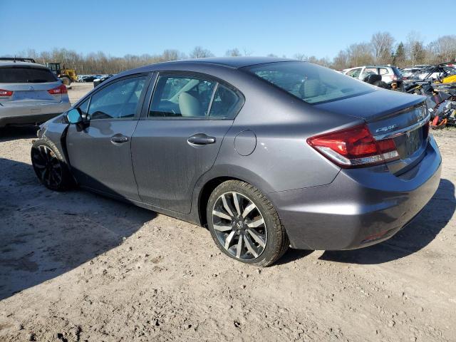 2HGFB2F98EH510008 - 2014 HONDA CIVIC EXL GRAY photo 2