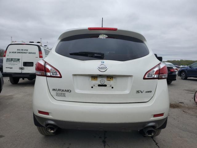 JN8AZ1MW8CW210804 - 2012 NISSAN MURANO S WHITE photo 6