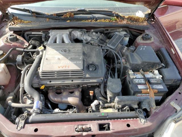 4T1BF28B02U225390 - 2002 TOYOTA AVALON XL BURGUNDY photo 11