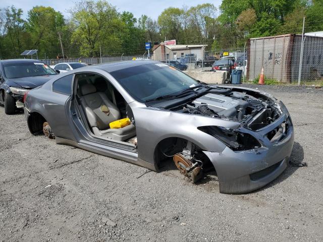 JNKCV64E98M107560 - 2008 INFINITI G37 BASE GRAY photo 4