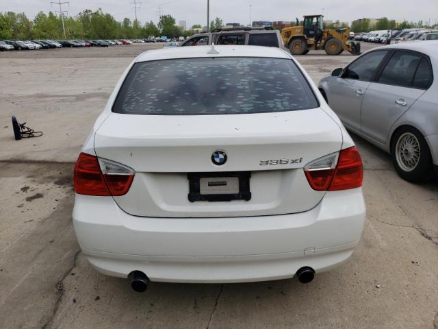 WBAVD53518A282795 - 2008 BMW 335 XI WHITE photo 6