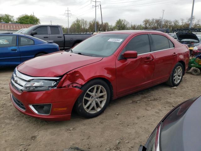 3FAHP0JA3AR421742 - 2010 FORD FUSION SEL RED photo 1