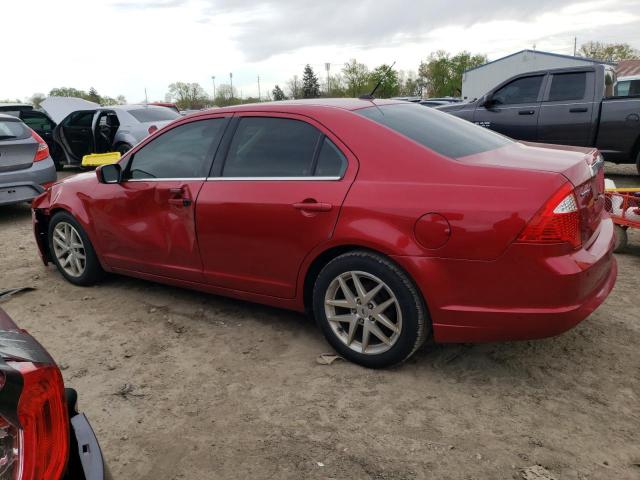 3FAHP0JA3AR421742 - 2010 FORD FUSION SEL RED photo 2