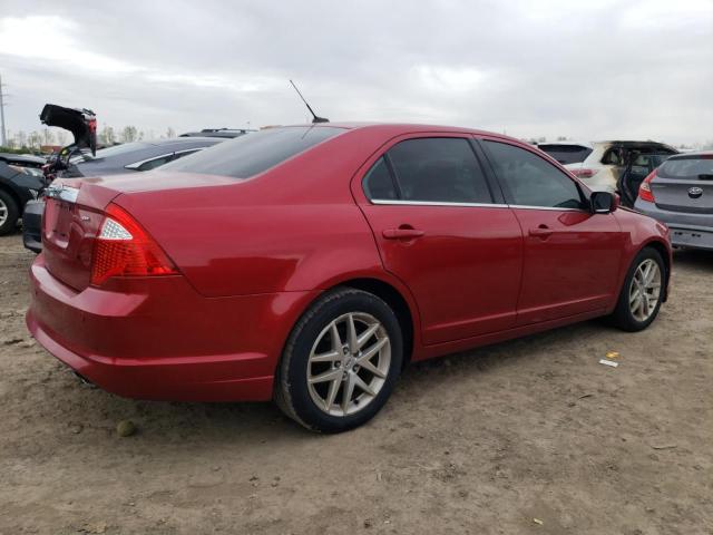 3FAHP0JA3AR421742 - 2010 FORD FUSION SEL RED photo 3