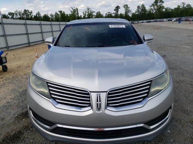 2LMTJ6KR5GBL50581 - 2016 LINCOLN MKX SELECT SILVER photo 5