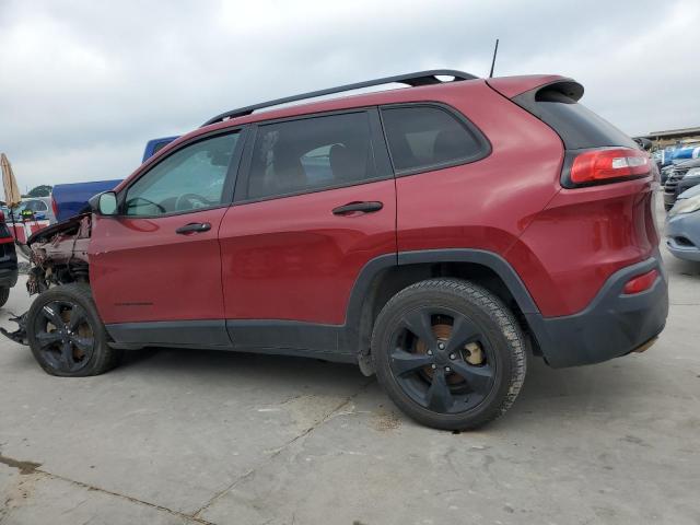 1C4PJLAB7HW652894 - 2017 JEEP CHEROKEE SPORT RED photo 2