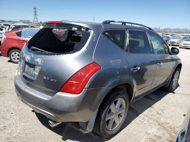 JN8AZ08W75W407146 - 2005 NISSAN MURANO SL CHARCOAL photo 3