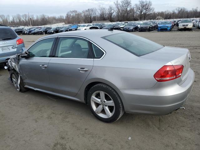 1VWBN7A32DC048404 - 2013 VOLKSWAGEN PASSAT SE GRAY photo 2