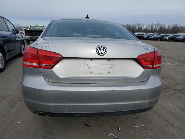 1VWBN7A32DC048404 - 2013 VOLKSWAGEN PASSAT SE GRAY photo 6