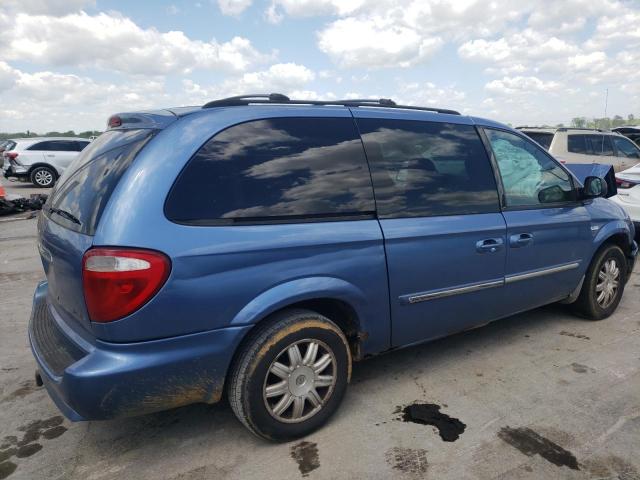 2A4GP54L37R184128 - 2007 CHRYSLER TOWN & COU TOURING BLUE photo 3