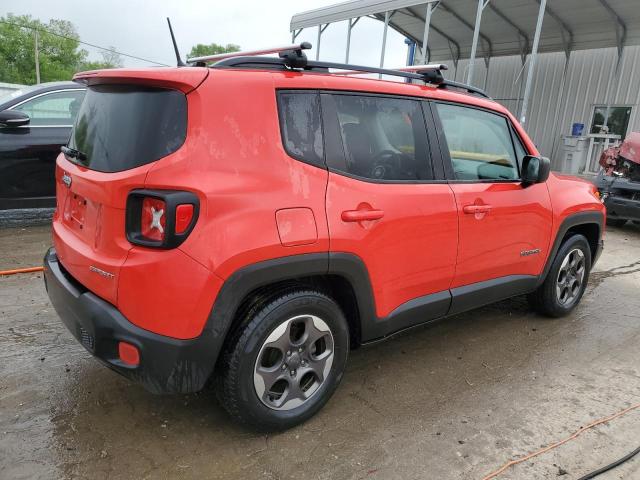 ZACCJAAT1GPE05426 - 2016 JEEP RENEGADE SPORT RED photo 3