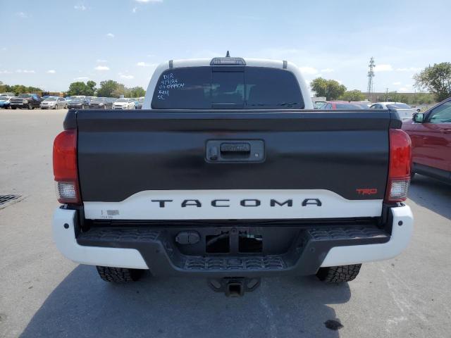 3TMAZ5CN0KM099904 - 2019 TOYOTA TACOMA DOUBLE CAB WHITE photo 6