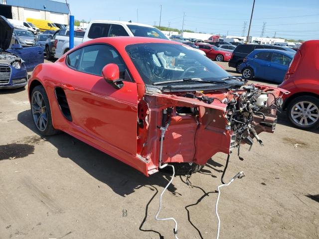 WP0AA2A89JK262204 - 2018 PORSCHE CAYMAN RED photo 4