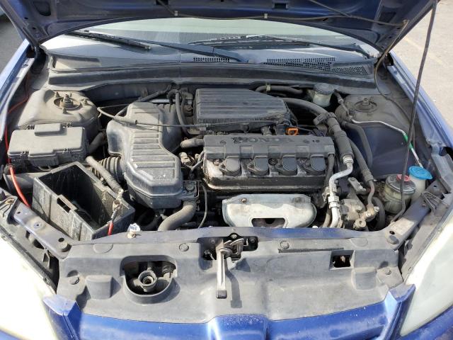 2HGES16305H573380 - 2005 HONDA CIVIC DX VP BLUE photo 11