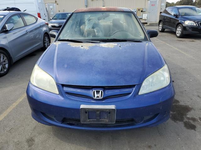 2HGES16305H573380 - 2005 HONDA CIVIC DX VP 蓝色 照片 5