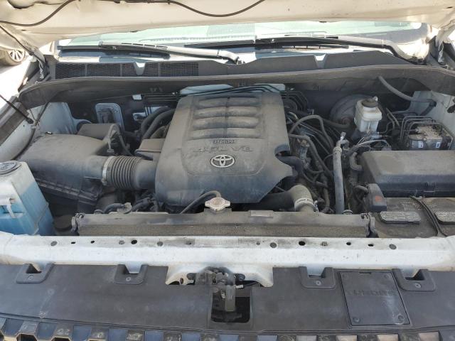 5TFRM5F15KX144906 - 2019 TOYOTA TUNDRA DOUBLE CAB SR/SR5 WHITE photo 11