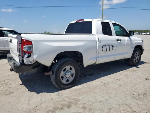 5TFRM5F15KX144906 - 2019 TOYOTA TUNDRA DOUBLE CAB SR/SR5 WHITE photo 3