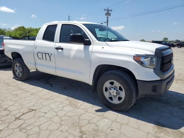 5TFRM5F15KX144906 - 2019 TOYOTA TUNDRA DOUBLE CAB SR/SR5 WHITE photo 4