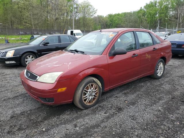 1FAFP34NX5W137471 - 2005 FORD FOCUS ZX4 RED photo 1