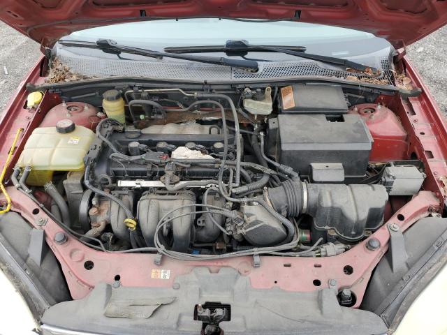 1FAFP34NX5W137471 - 2005 FORD FOCUS ZX4 RED photo 11
