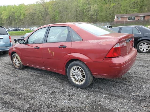 1FAFP34NX5W137471 - 2005 FORD FOCUS ZX4 RED photo 2