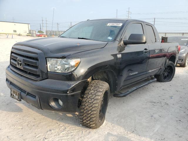 5TFRM5F15AX005907 - 2010 TOYOTA TUNDRA DOUBLE CAB SR5 BLACK photo 1