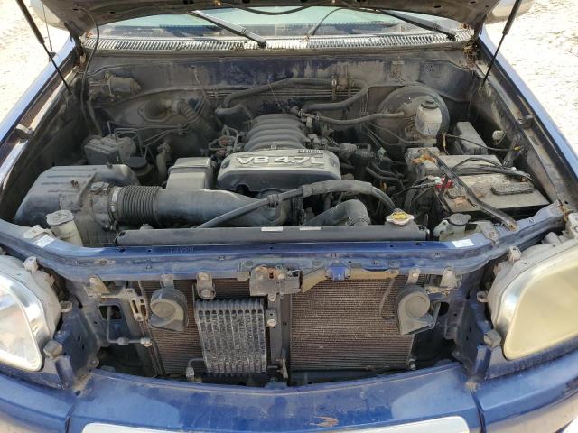 5TBET34105S469197 - 2005 TOYOTA TUNDRA DOUBLE CAB SR5 BLUE photo 11