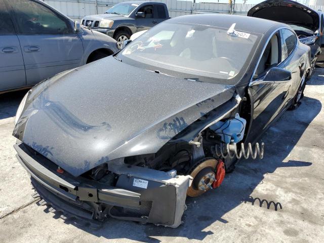 5YJSA1CG8DFP20044 - 2013 TESLA MODEL S Սև լուսանկար 2