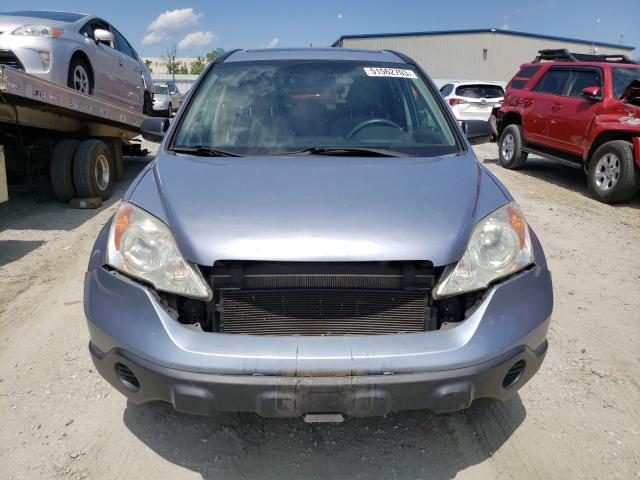 3CZRE38549G702108 - 2009 HONDA CR-V EX BLUE photo 5