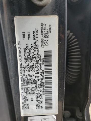 5TEGN92N91Z863443 - 2001 TOYOTA TACOMA DOUBLE CAB PRERUNNER BLACK photo 12