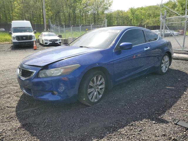 1HGCS22808A008810 - 2008 HONDA ACCORD EXL BLUE photo 1