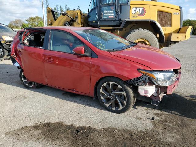 JTNKARJE9JJ558666 - 2018 TOYOTA COROLLA IM RED photo 4