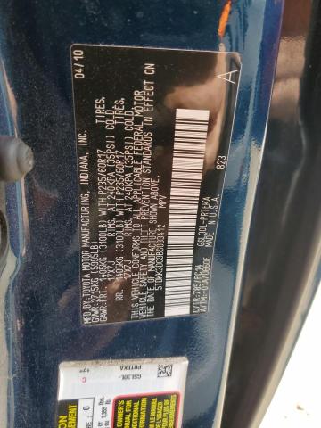 5TDKK3DC9BS033412 - 2011 TOYOTA SIENNA LE BLUE photo 13