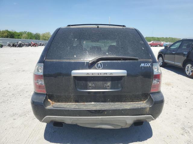 2HNYD18285H546853 - 2005 ACURA MDX BLACK photo 6