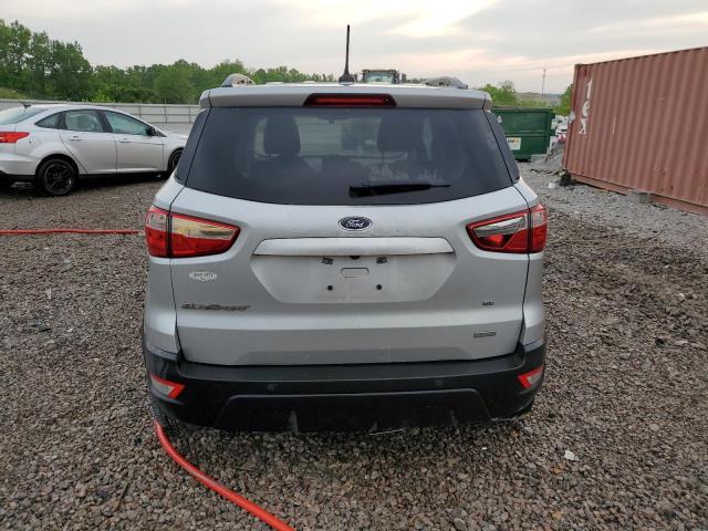 MAJ3S2GE2KC274795 - 2019 FORD ECOSPORT SE Argent photo 6