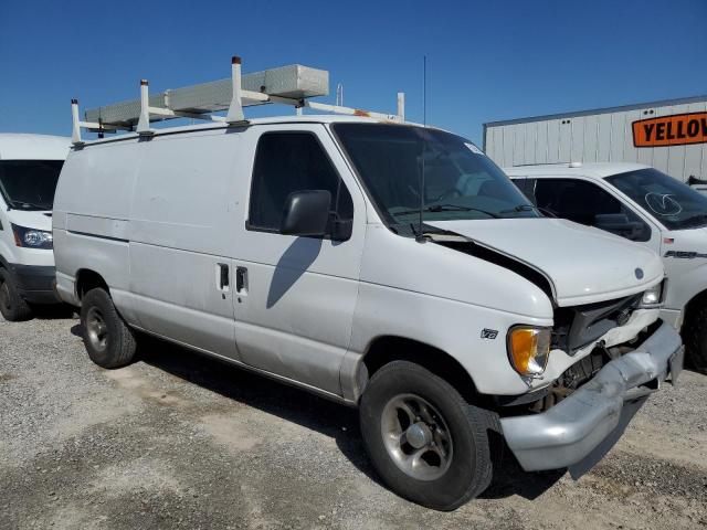 1FTRE14L01HB43861 - 2001 FORD ECONOLINE E150 VAN WHITE photo 4